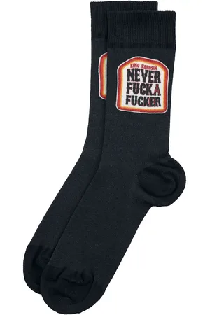 King kerosin Never Fuck A Fucker Socks Socken in EU 39-42