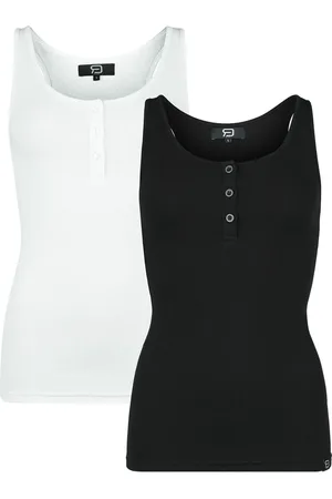 RED by EMP Double Pack Tank-Tops Tank-Top weiß in L