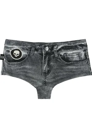Rock Rebel Jeans Optik Bikini Bottom Bikini-Unterteil in L