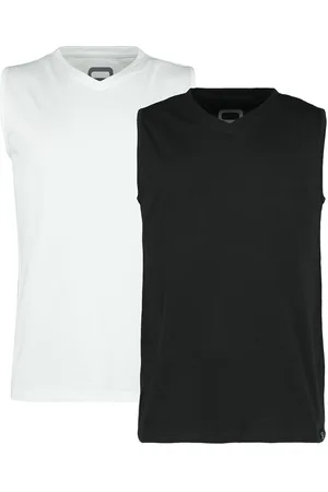RED by EMP Double Pack Tank-Tops Tank-Top weiß in L