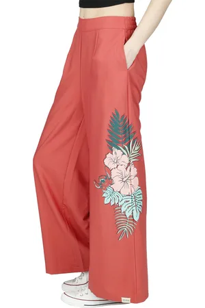 Disney Stitch - Blumen Stoffhose in L