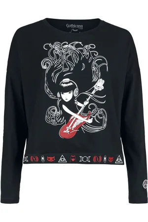 Gothicana Gothicana X Emily The Strange Langarmshirt in L