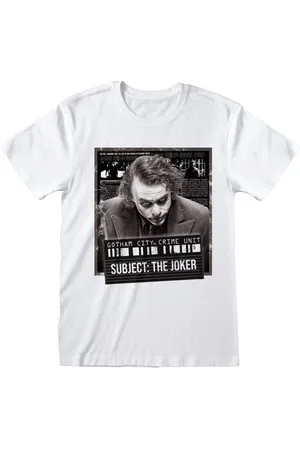 Batman The Dark Knight - Joker Mug Shot T-Shirt in L
