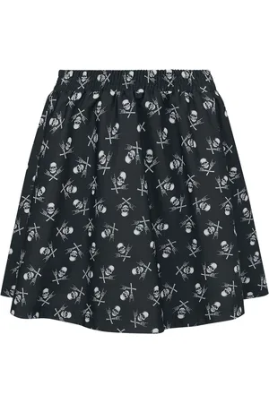 EMP Skull Skirt Kurzer Rock in L