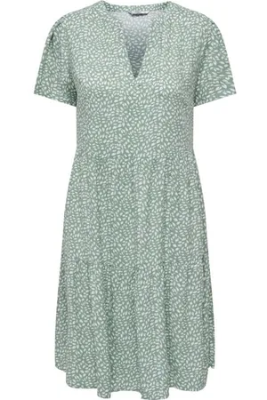 ONLY Onlzally Life S/S Thea Dress NOOS Kurzes Kleid weiß in L
