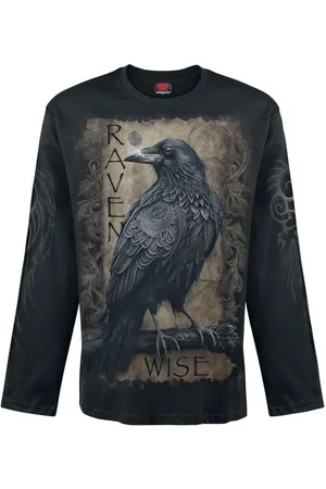 Spiral Raven Wise Langarmshirt in L