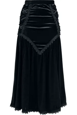 Sinister Gothic Gothic Longskirt Langer Rock in XS