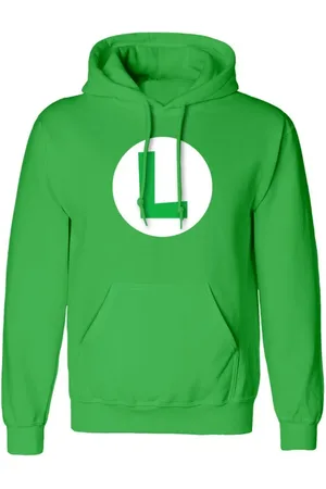 Super Mario Luigi Badge Kapuzenpullover in L