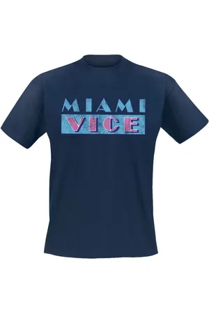 Miami Vice Distressed Logo T-Shirt in L