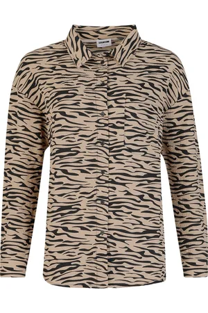Noisy May NMRIPPLE L/S OVERSIZED SHIRT WVN NOOS Langarmshirt in L