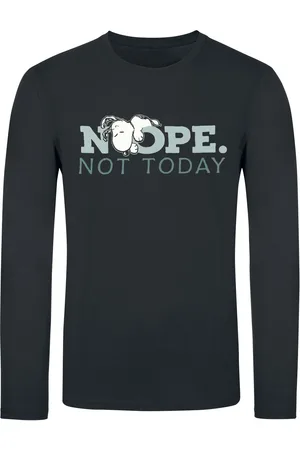 Peanuts Nope. Not Today - Snoopy Langarmshirt in 3XL