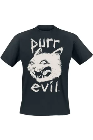 Goodie Two Sleeves Purr Evil T-Shirt in 3XL
