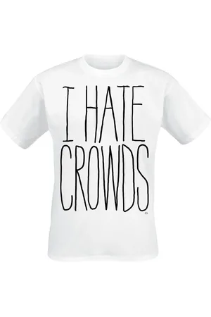 Goodie Two Sleeves I Hate Crowds T-Shirt in L