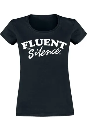 Goodie Two Sleeves Fluent In Silence T-Shirt in L