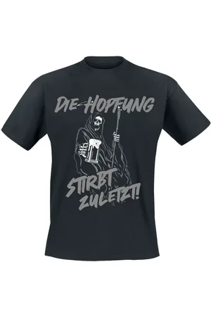 Alkohol & Party Die Hopfung stirbt zuletzt T-Shirt in 3XL