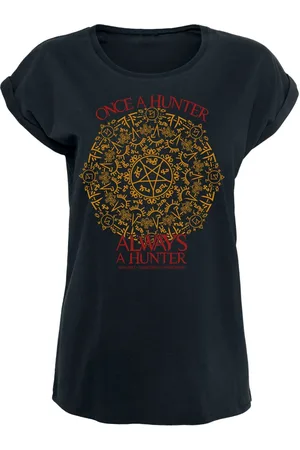 Supernatural Once A Hunter Always A Hunter T-Shirt in L