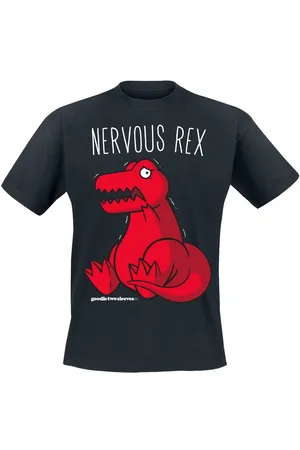 Goodie Two Sleeves Nervous Rex T-Shirt in 3XL