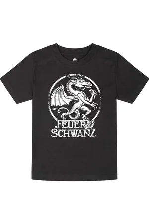 Feuerschwanz Metal Kids - Drache T-Shirt in 152