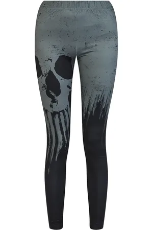 EMP Leggings With Skull Print Leggings in L