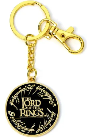 Herr der Ringe The Lord Of The Rings Logo Schlüsselanhänger goldfarben
