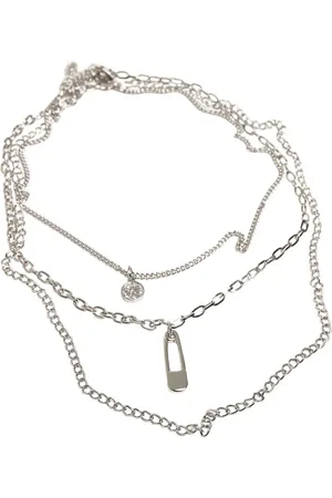 Urban classics Safety Pin Layering Necklace Halskette