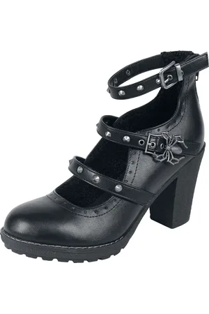Gothicana High Heels With Straps And Rivets High Heel in EU37