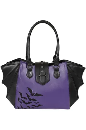 Banned Alternative Haunted Annabelle Handtasche lila