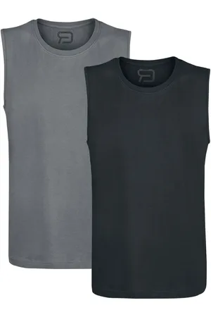RED by EMP Double Tank Tank-Top grau in L