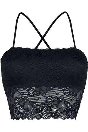 Forplay Laced Top Bandeau Top in L