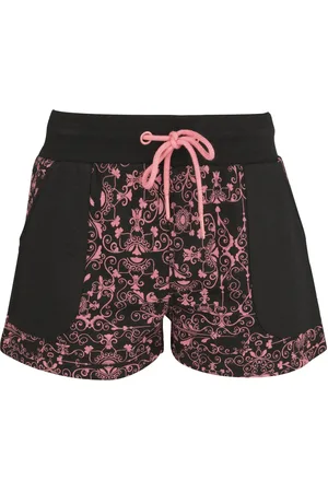 RED by EMP Shorts with pink ornaments Short in L
