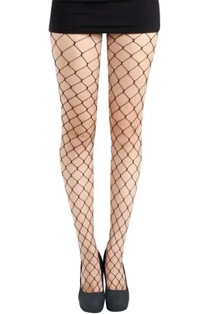 Pamela Mann Extra Large Net Tights Strumpfhose in Standard