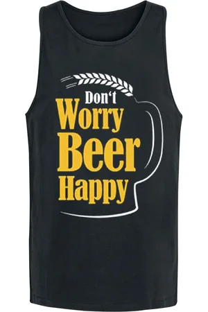 Alkohol & Party Don`t Worry Beer Happy Tank-Top in 3XL