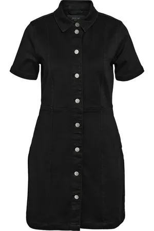 Noisy May NMNISA S/S SLIM DENIM DRESS VI526BL NOOS Kurzes Kleid in L