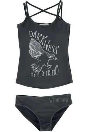 Wednesday Darkness... My Old Friend Bikini-Set in 3XL