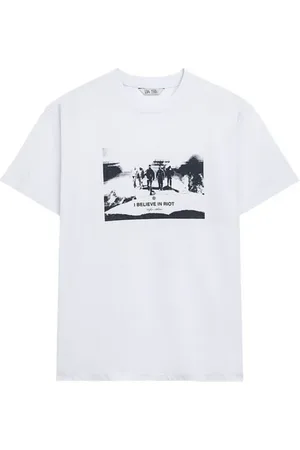 UNFAIR ATHLETICS I believe in Riot T-Shirt White T-Shirt in 3XL