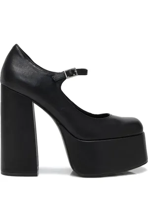 Koi Darkbloom Black Platform Heels High Heel in EU37