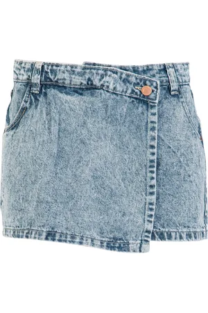 Sublevel Ladies Denim Pantskirt Short in L