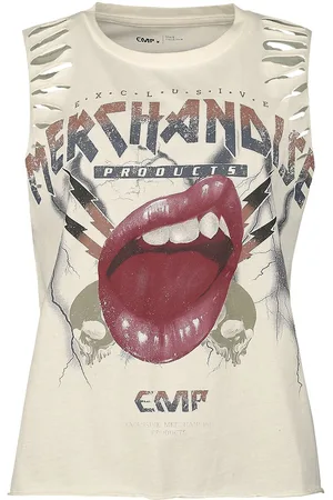 EMP Tank Top With Vintage Print Tank-Top in L