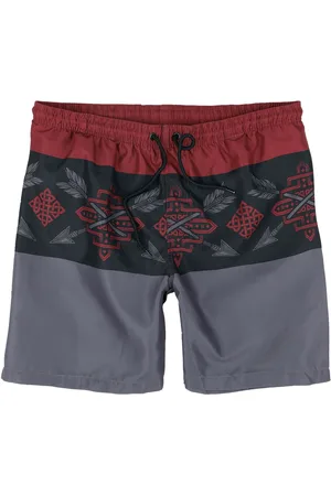 EMP Tricolor Swim Shorts with Arrow Print Badeshort schwarz in L