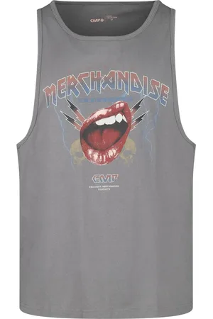 EMP Tank Top With Vintage Print Top in L