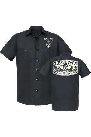 Lucky 13 Dual Chopper Kurzarmhemd in 3XL
