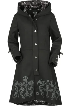 Gothicana Gothicana X Anne Stokes Coat Mantel in M