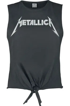 Metallica Amplified Collection - White Logo Top in L