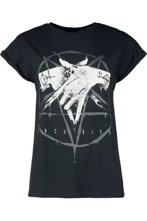 Gothicana T-Shirt With Pentagram Print T-Shirt in 3XL