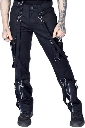 Heartless MIDAS PANTS MENS BLACK Stoffhose in W32L32