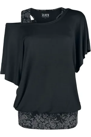 EMP Double-Layer T-Shirt mit Alloverprint auf dem Top T-Shirt in 3XL