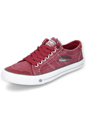 Dockers Washed Canvas Sneaker Red Sneaker in EU41
