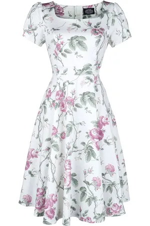 H&R London Lenja Swing Dress Mittellanges Kleid in 3XL