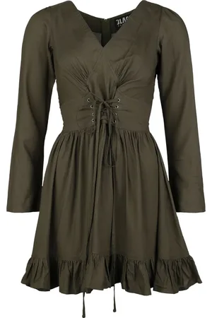 EMP Dress With Front Lacing Kurzes Kleid in L