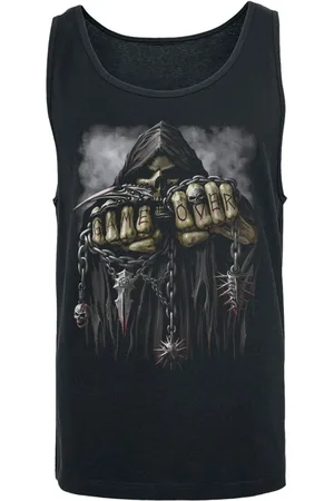 Spiral Game Over Tank-Top in L